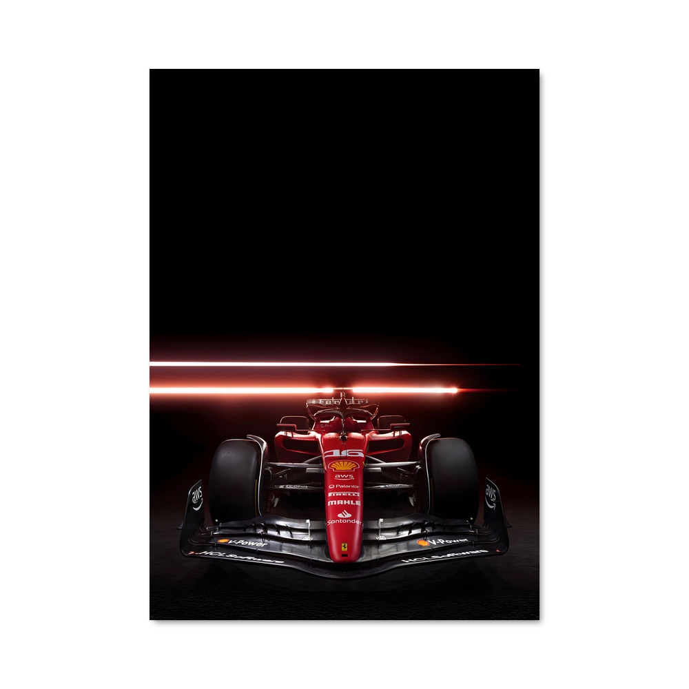 Poster Ferrari aérodynamique